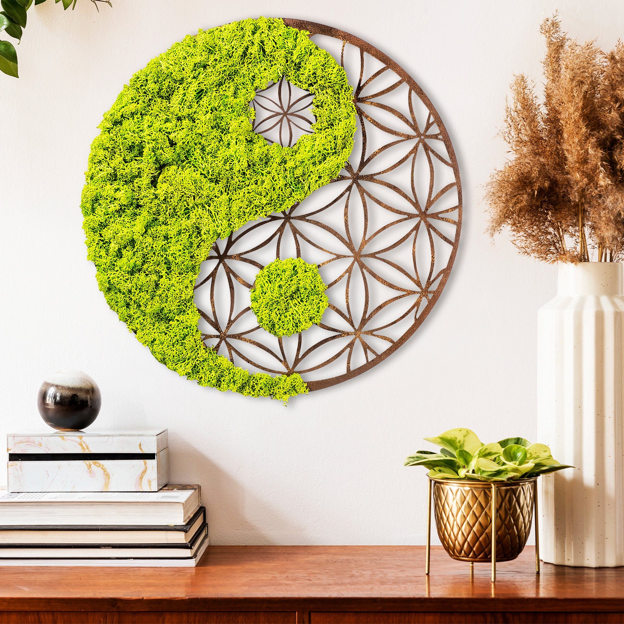 Wallity Wanddekoobjekt 100% MDF / MOSS günstig online kaufen