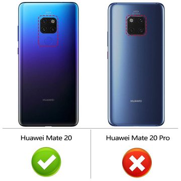 CoverKingz Handyhülle Huawei Mate 20 Handyhülle Silikon Case Schutzhülle Cover Transparent