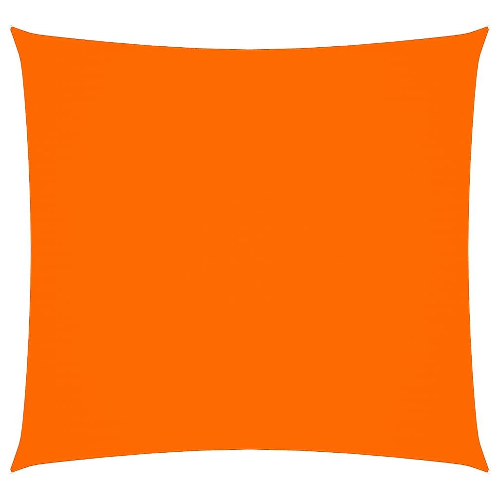 vidaXL Sonnensegel Sonnensegel Oxford-Gewebe Quadratisch 3x3 m Orange, (1-tlg)