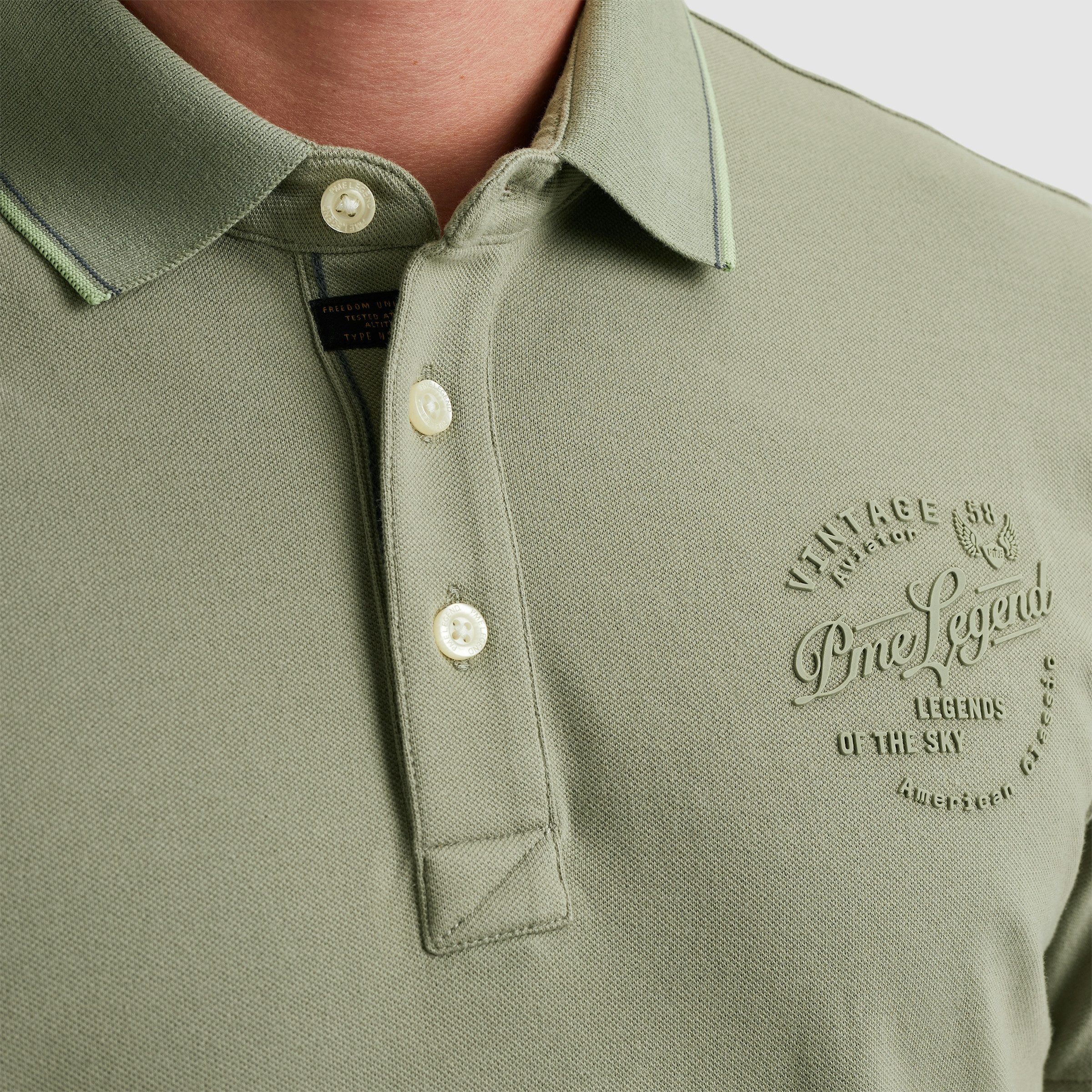 PME LEGEND Poloshirt Short sleeve polo stretch pique package mit Schriftzug