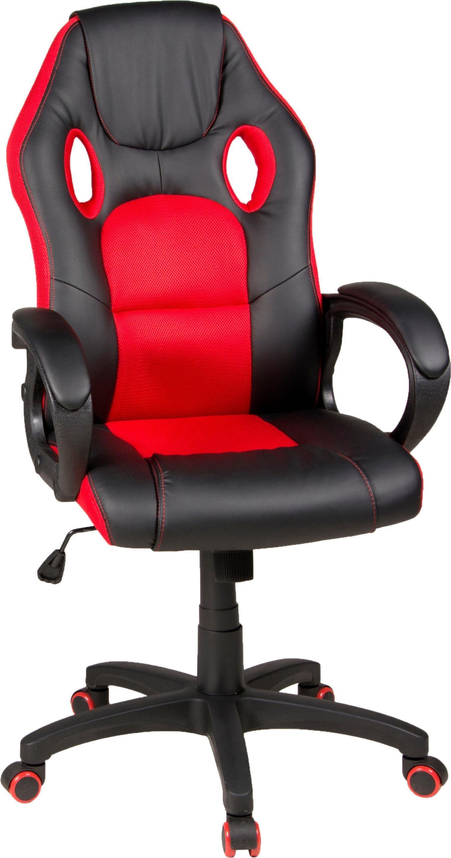 Duo Collection Gaming-Stuhl Riley schwarz-rot | Stühle
