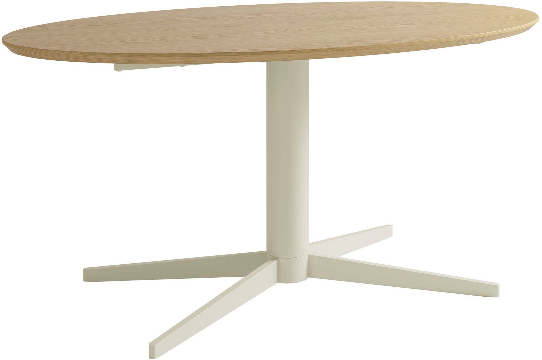 SCHÖNER WOHNEN-Kollektion Esstisch FEVIK (1-St), in 160 cm oder 200 cm, mit Schweizer Kante und Stativuntergestell