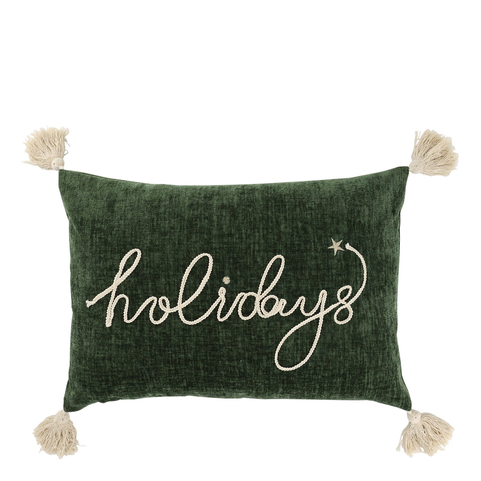 Chic Antique Kissenbezug Aix Quasten Holidays