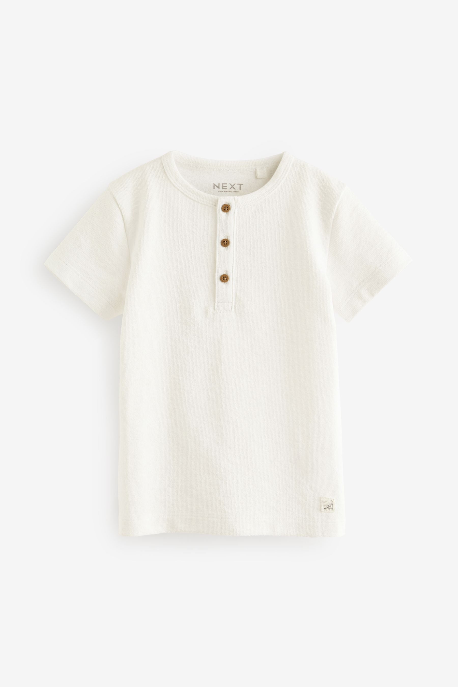 Next Henleyshirt Kurzarm-T-Shirt mit Henley-Ausschnitt (1-tlg) günstig online kaufen