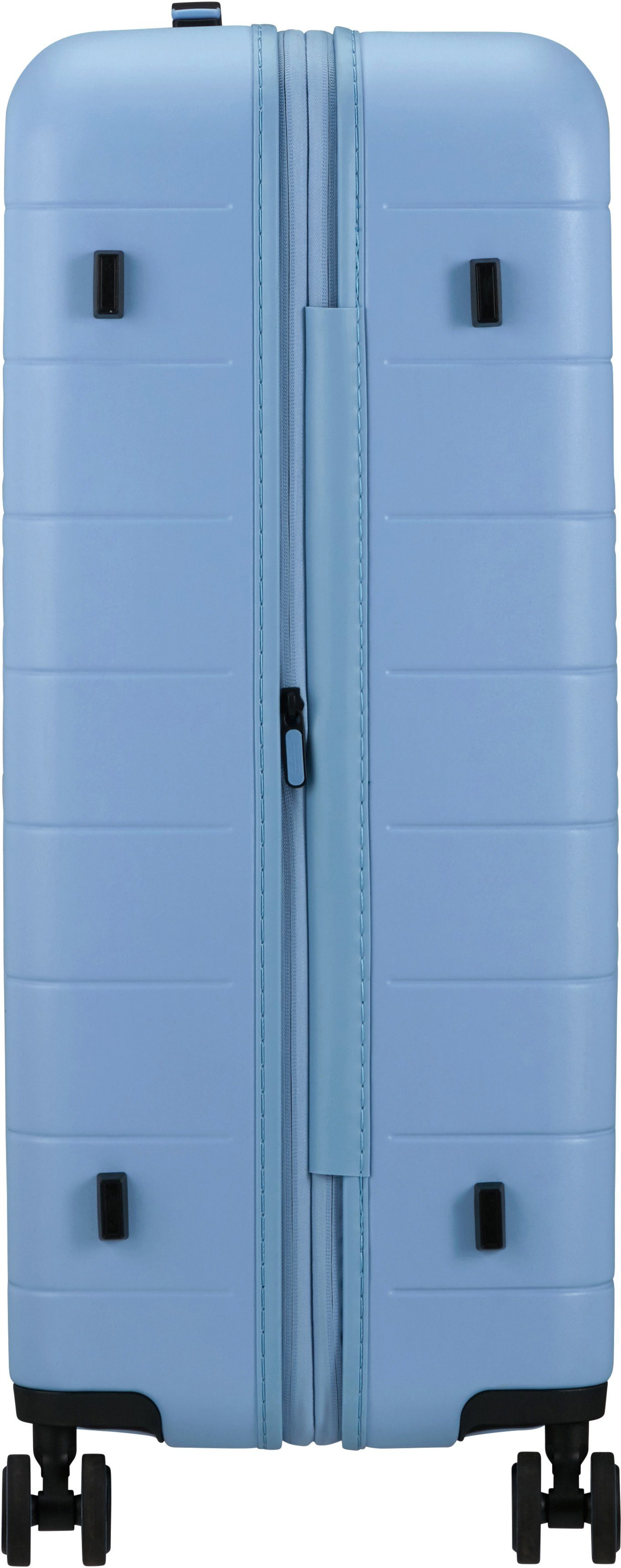 American Tourister® Pastel Volumenerweiterung 4 Blue Rollen, cm, Hartschalen-Trolley mit 77 Novastream,