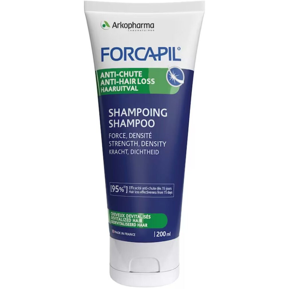 Arkopharma Haarpflege-Set, Forcapil, Haarshampoo, gegen Haarausfall, 200 ml