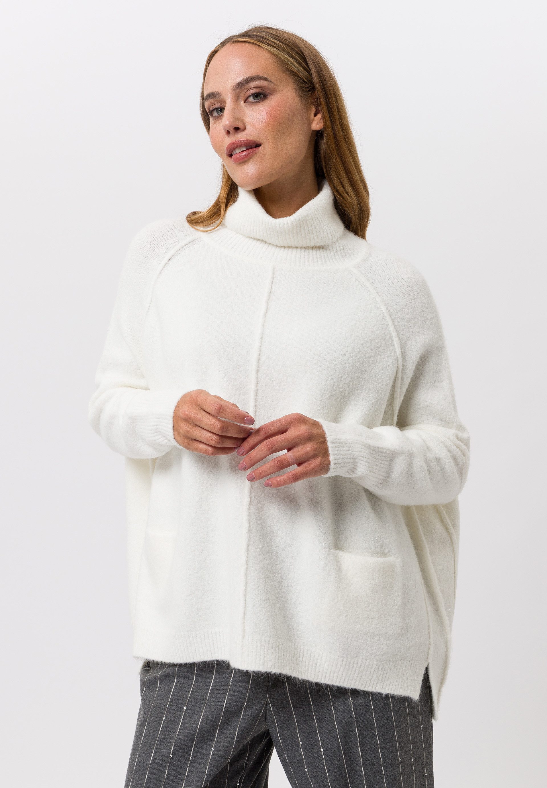 TUZZI Strickpullover mit Stehkragen-Twist günstig online kaufen