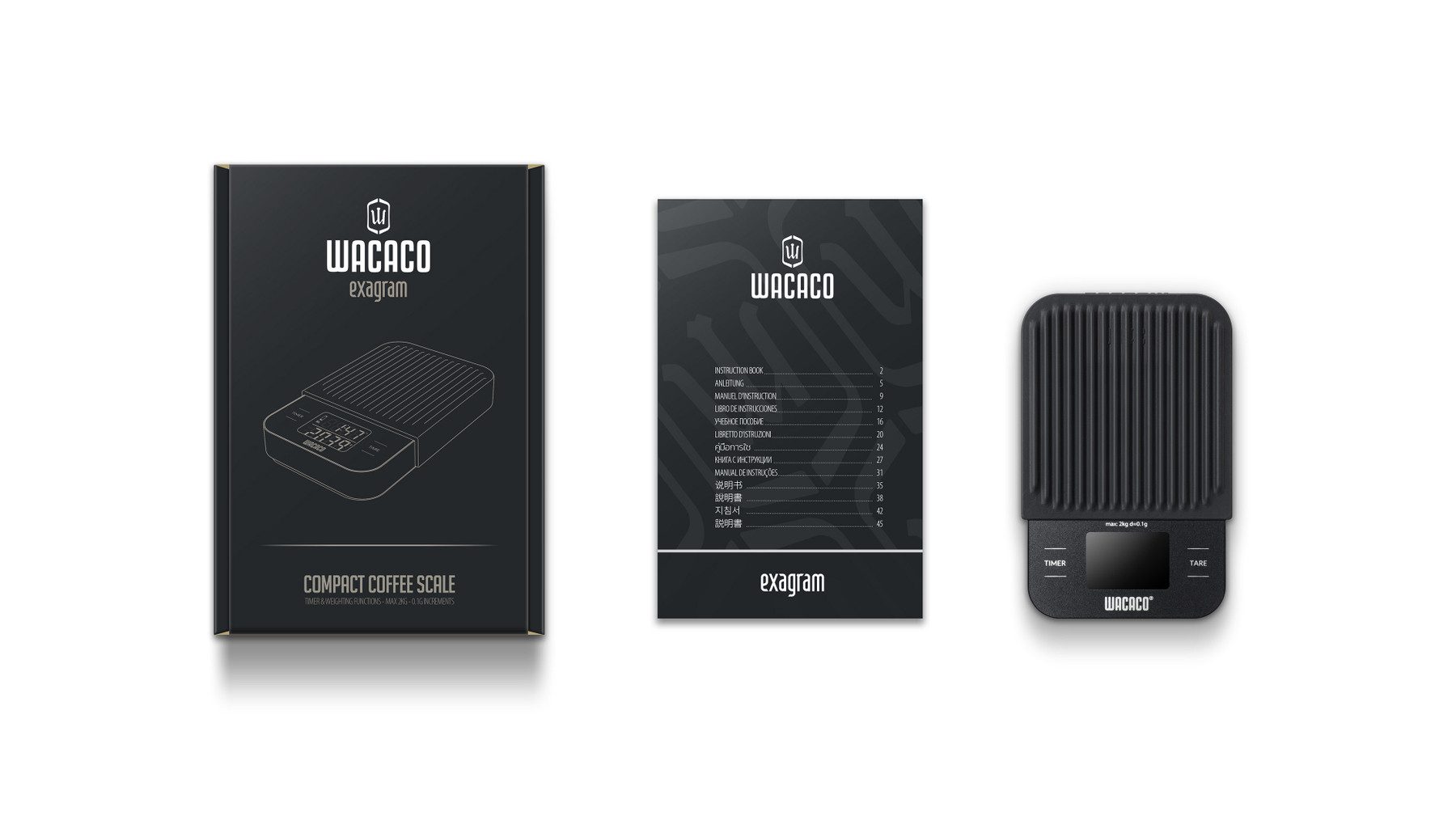 Wacaco Besteck-Set Wacaco Exagram Kaffeewaage