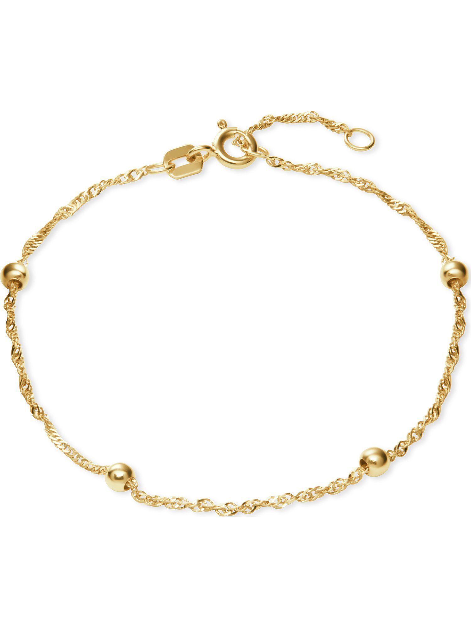 FAVS Silberarmband FAVS Damen-Armband 375er Gelbgold