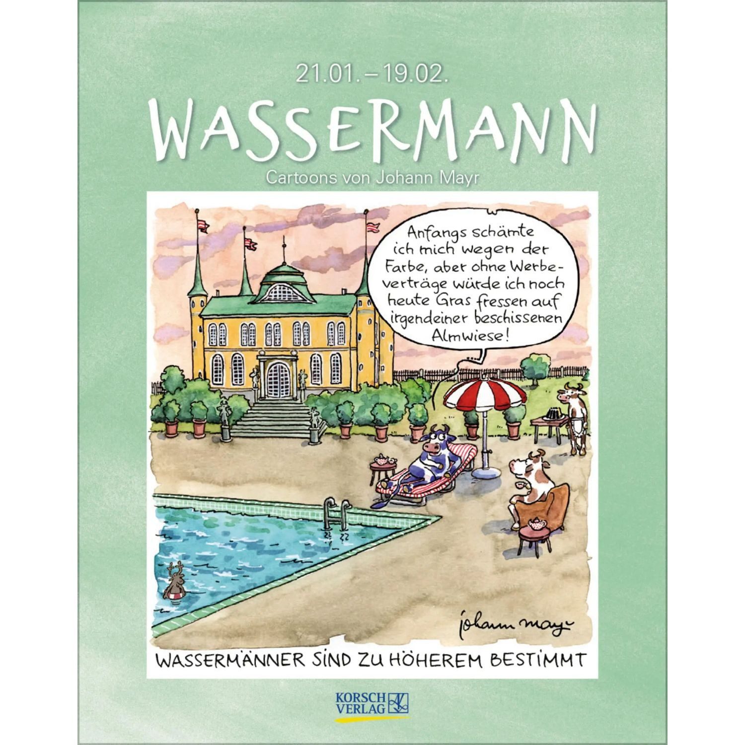 Korsch Verlag Wandkalender Wassermann 2027