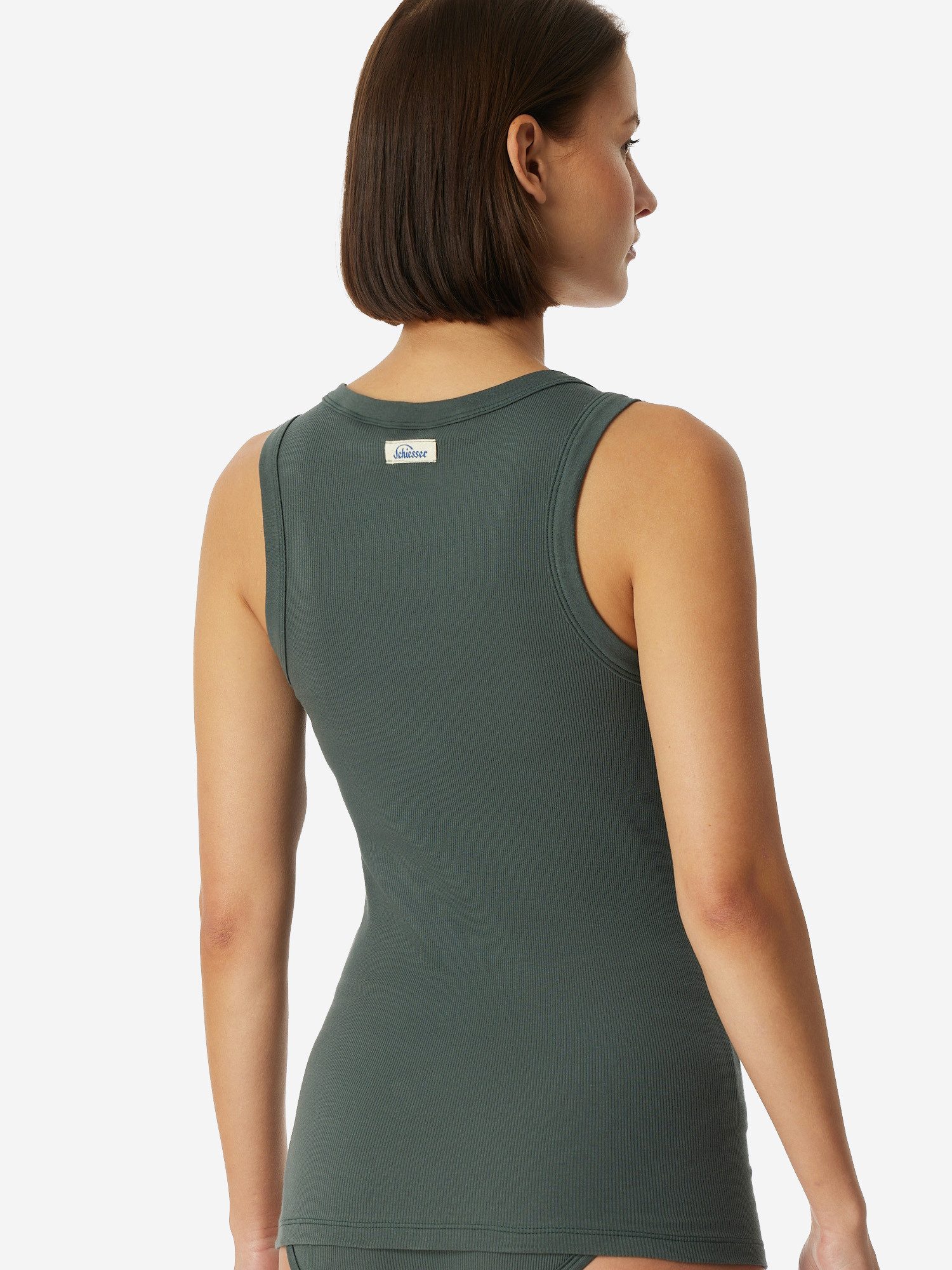 Schiesser Trägertop REVIVAL Paula unterhemd unterzieh-shirt ärmellos