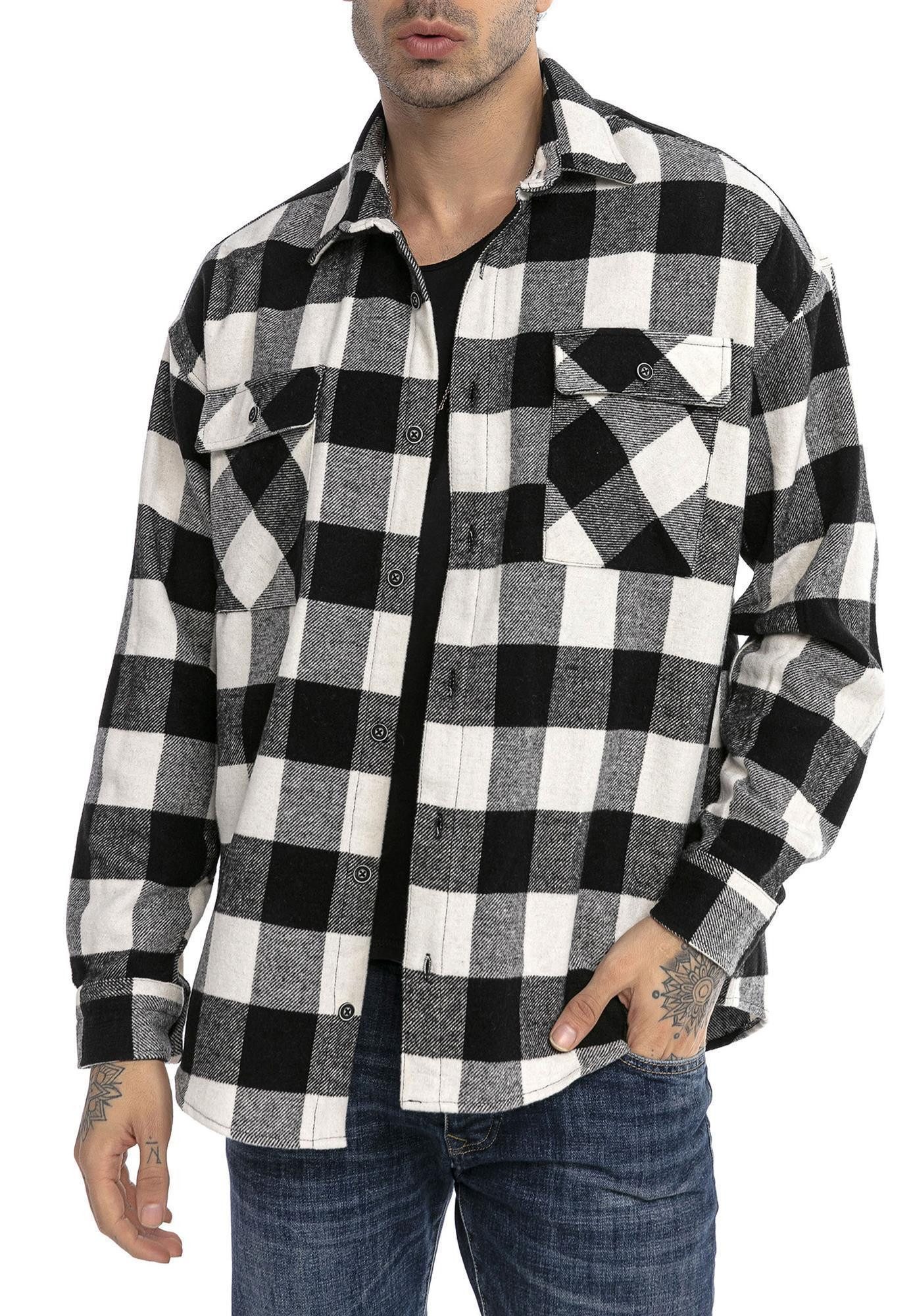 RedBridge Karohemd kariertes Holzfällerhemd im Vintage günstig online kaufen