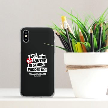 DeinDesign Handyhülle 1. FCK Pokal Finale 2024 1. FC Kaiserslautern, Apple iPhone X Silikon Hülle Bumper Case Handy Schutzhülle