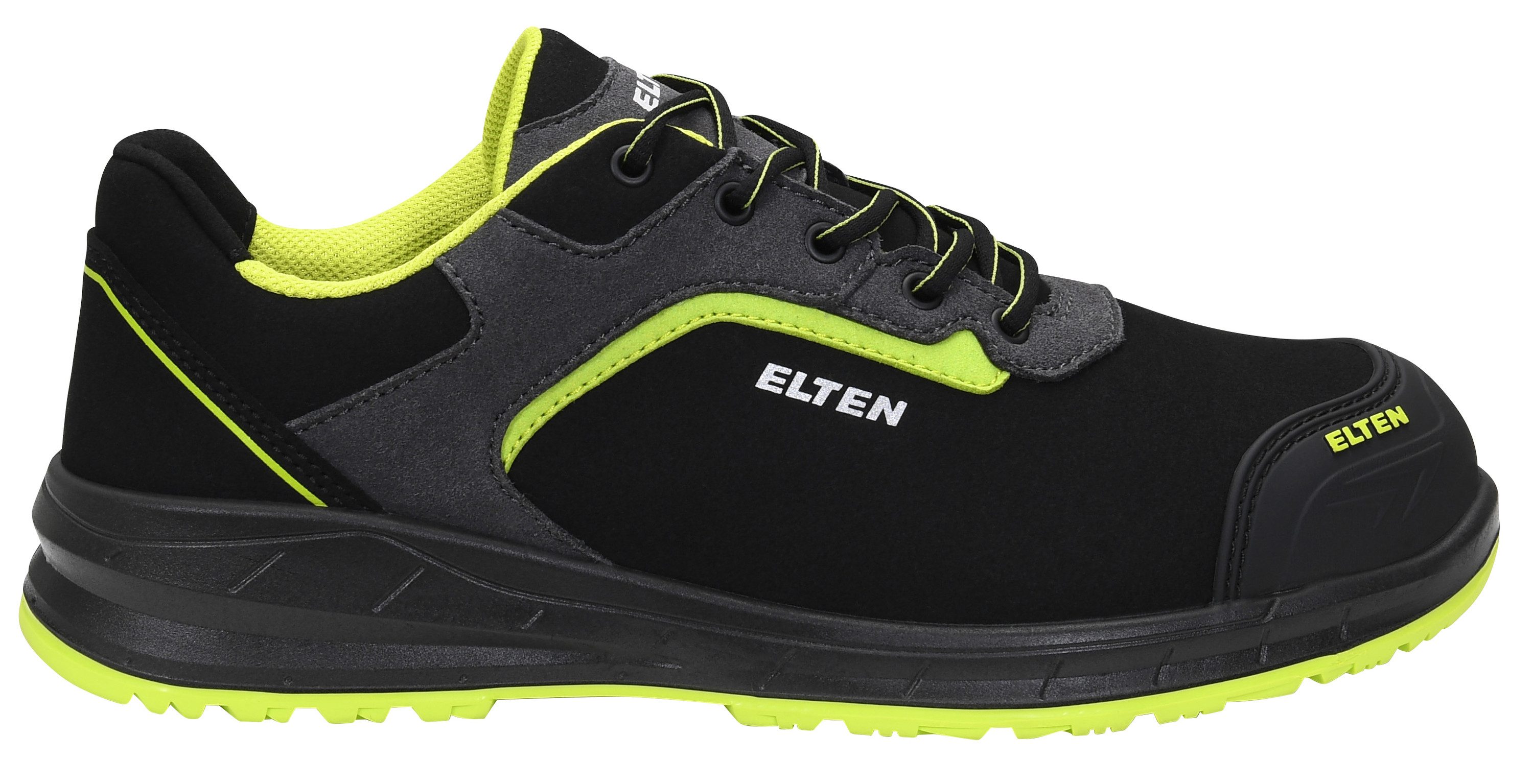 ELTEN LOAN XXSports Pro black-lime Low ESD S3 Sicherheitsschuh (Schuhkarton, Paar)