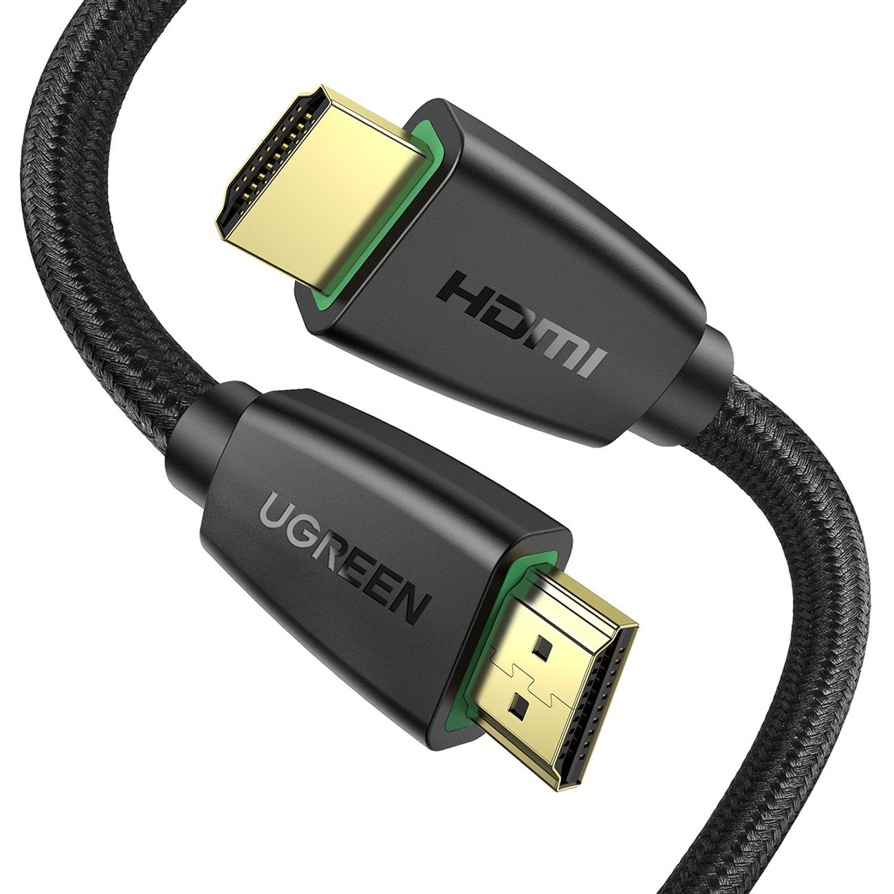 UGREEN Ugreen HDMI 2.0 4K UHD Kabel schwarz HDMI-Kabel, (300 cm)