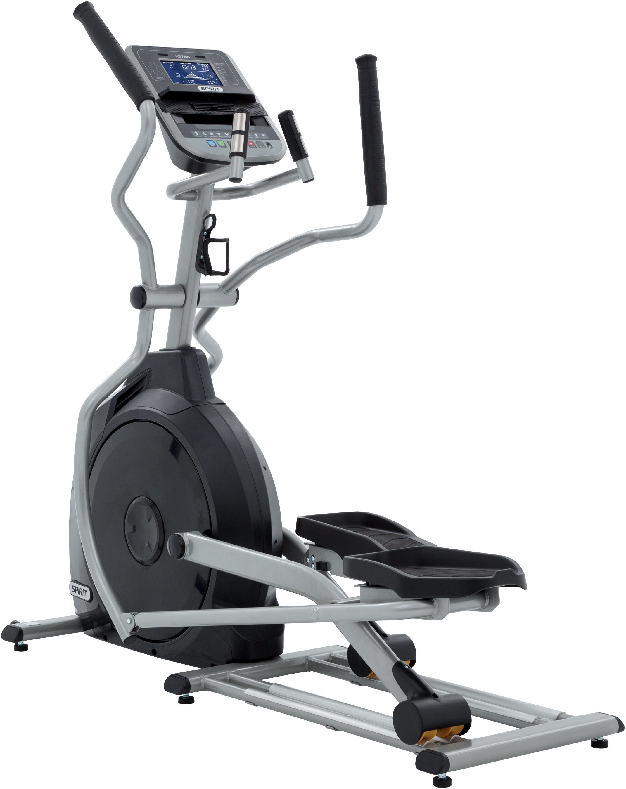 Spirit Fitness Crosstrainer XE795, Schwungmasse ca. 14 kg, 40 Widerstandsstufen