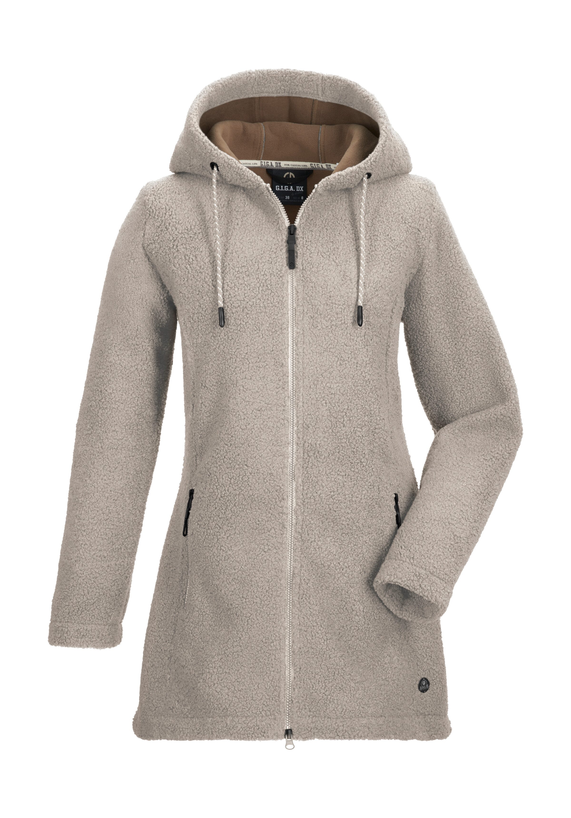 G.I.G.A. DX by killtec Fleecejacke GW 41 WMN PRK Weicher Strickfleeceparka, 2-Wege-Reißverschluss, Kapuze