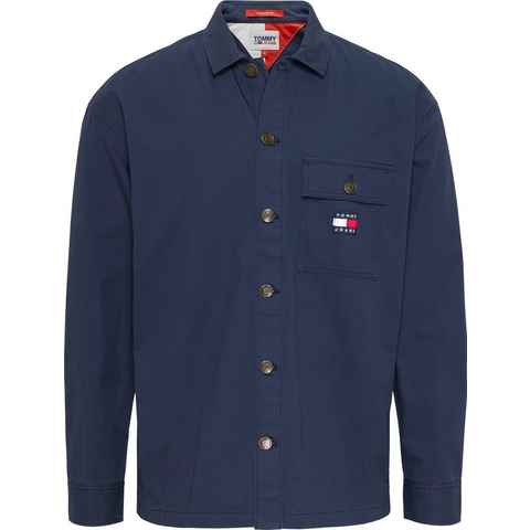 Tommy Jeans Langarmhemd TJM CLASSIC SOLID OVERSHIRT