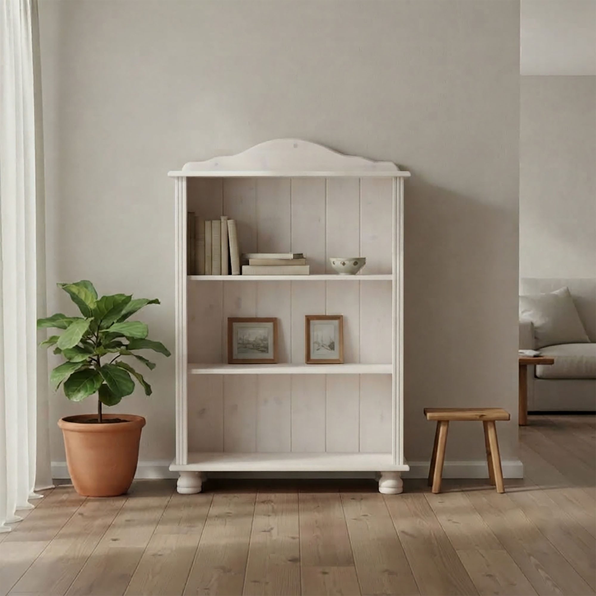 OTTO home Regal Mette, aus massivem Kiefernholz, in unterschiedlichen Größen und Farben