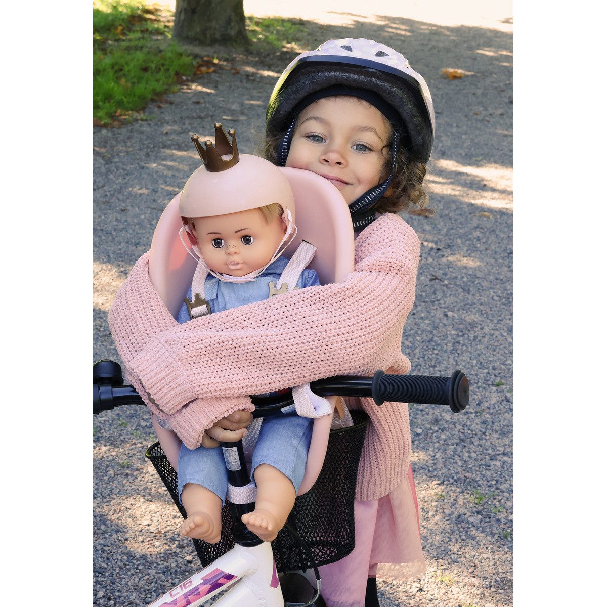 Skrållan Puppen Accessoires-Set Fahrradsitz Mädchen