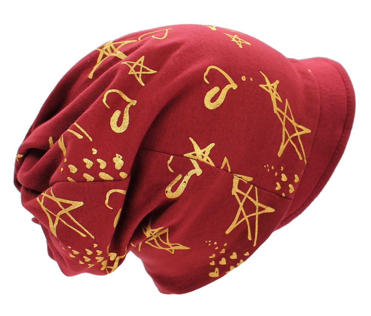dy_mode Schirmmütze Damen Beanie Mütze mit weichem Schirm Schirmmütze Beaniemütze mit weichem Schirm