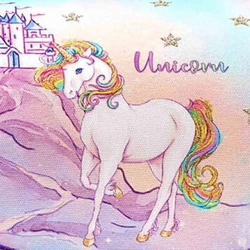 Belmil Schulranzen Belmil Schulranzen Set Classy Rainbow Unicorn Magic Castle 14-teilig