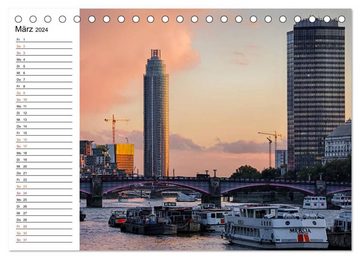 CALVENDO Wandkalender London Light (Tischkalender 2024 DIN A5 quer), CALVENDO Monatskalender