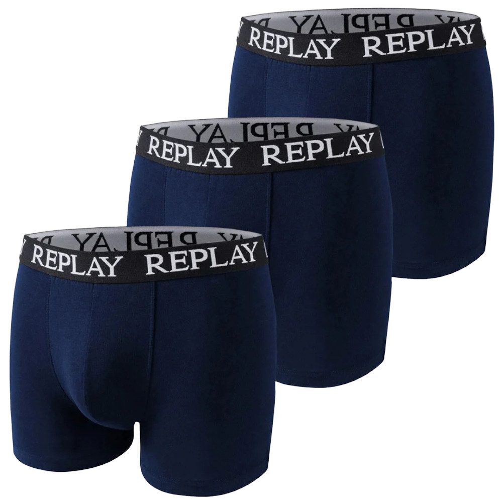 Replay Boxershorts Basic Cuff Logo günstig online kaufen