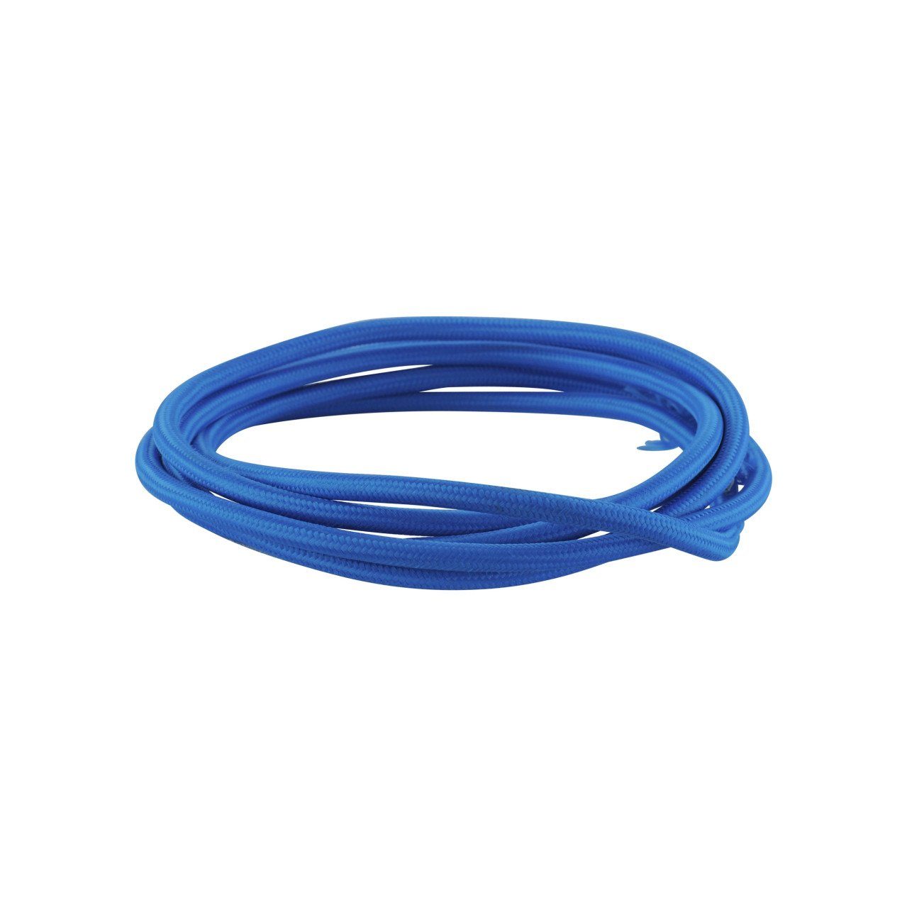 Lampenschirm JustLight Textilkabel 1m 3-adrig blau