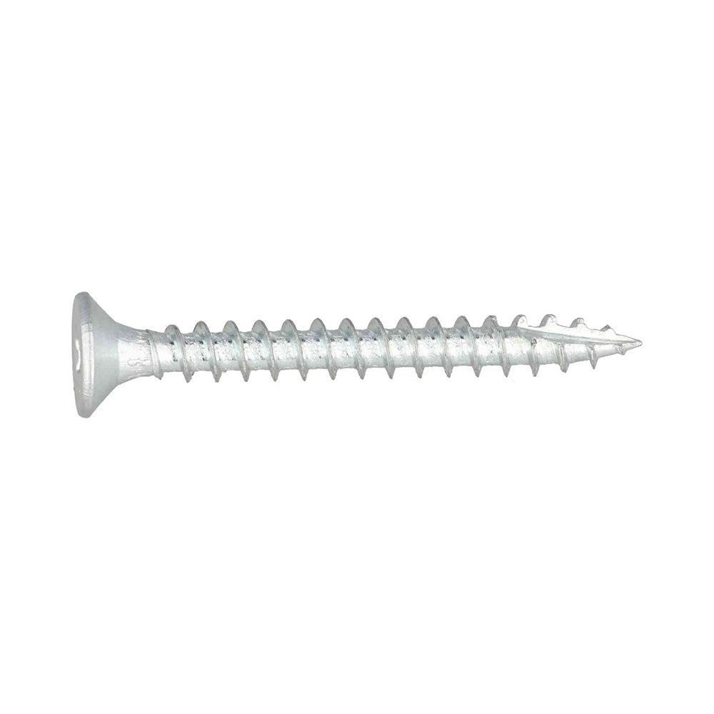 SCREWREBEL Holzbauschraube Spanplattenschraube 4,5×40mm–Senkkopf–TX20–Vollgewinde–verzinkt, (25 St)