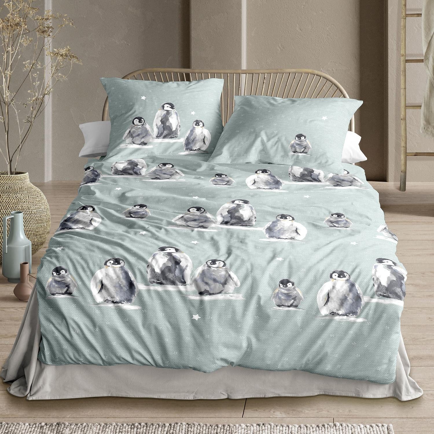 Irisette Bettwäsche Irisette Biber Bettwäsche Panda günstig online kaufen