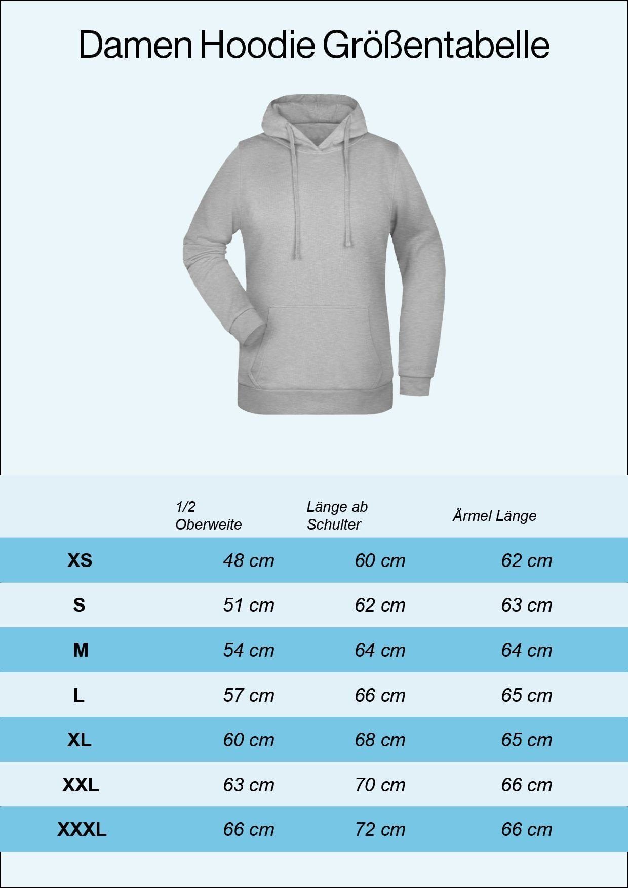 Couples Shop Kapuzenpullover Beste Freunde Damen Hoodie Pullover Herzensmensch mit BFF Logo Print – Bild 4 von 5