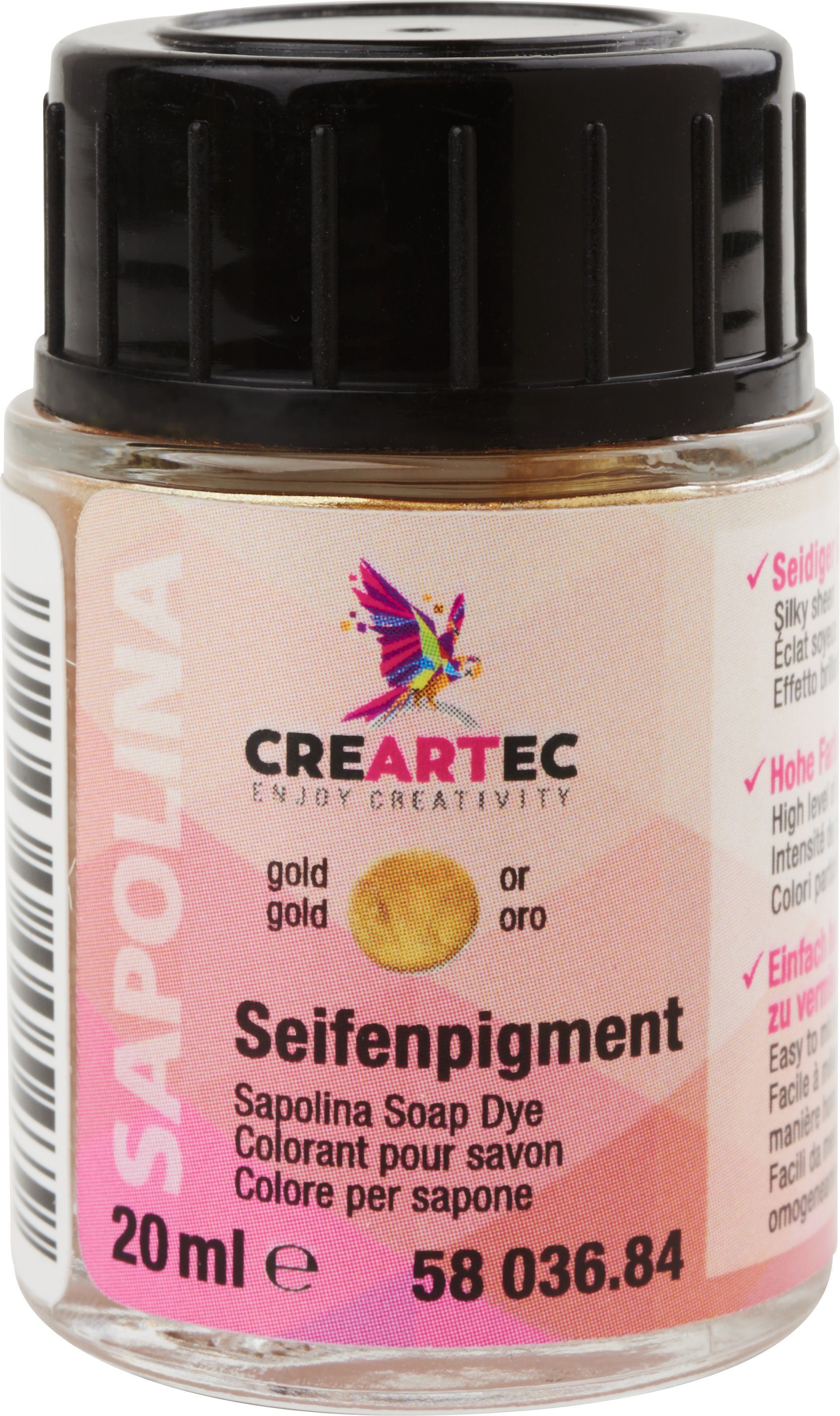 CREARTEC Badefarben, 20 ml Gold | Badezusätze