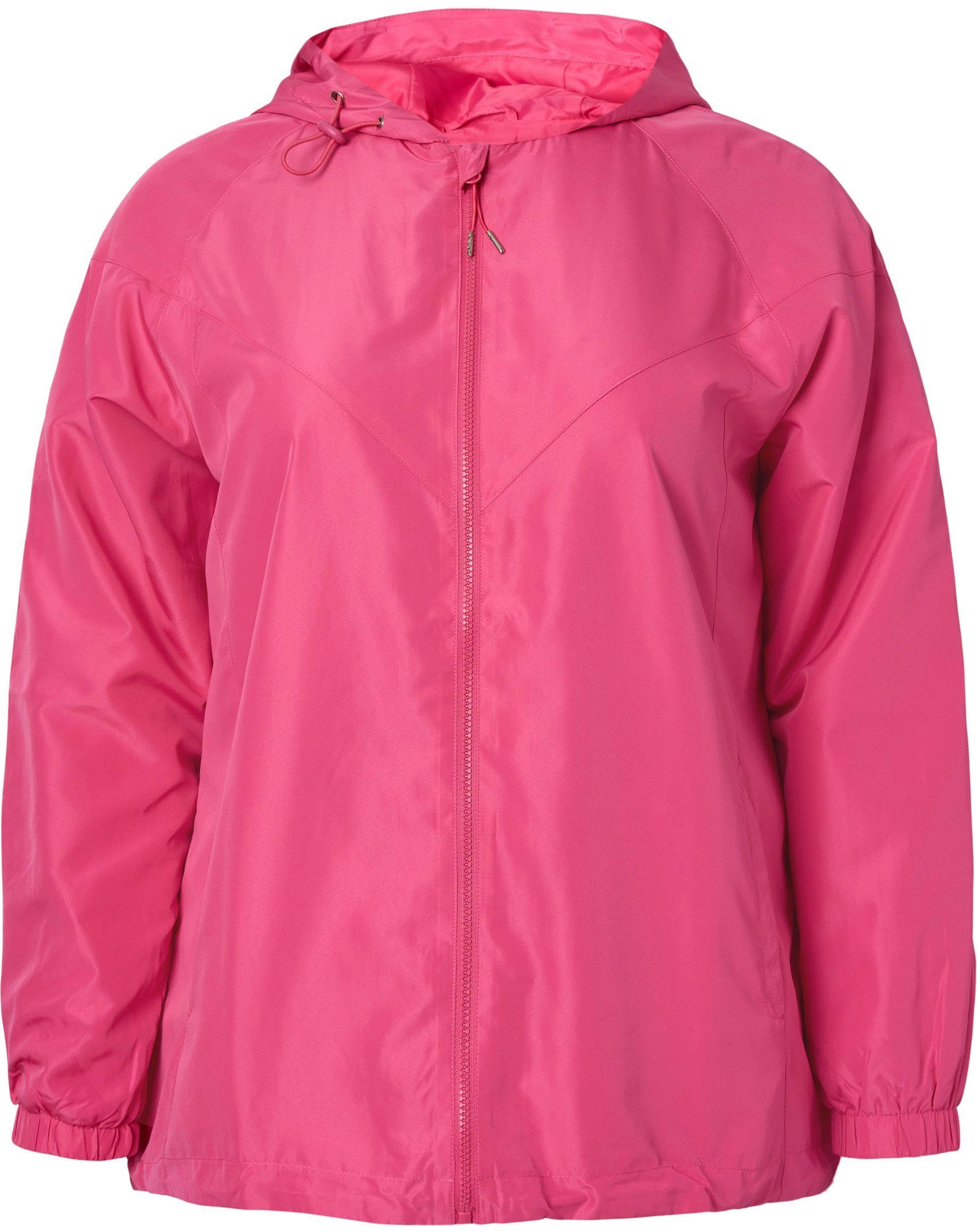 Zizzi pink hot JACKET Zizzi Regenjacke