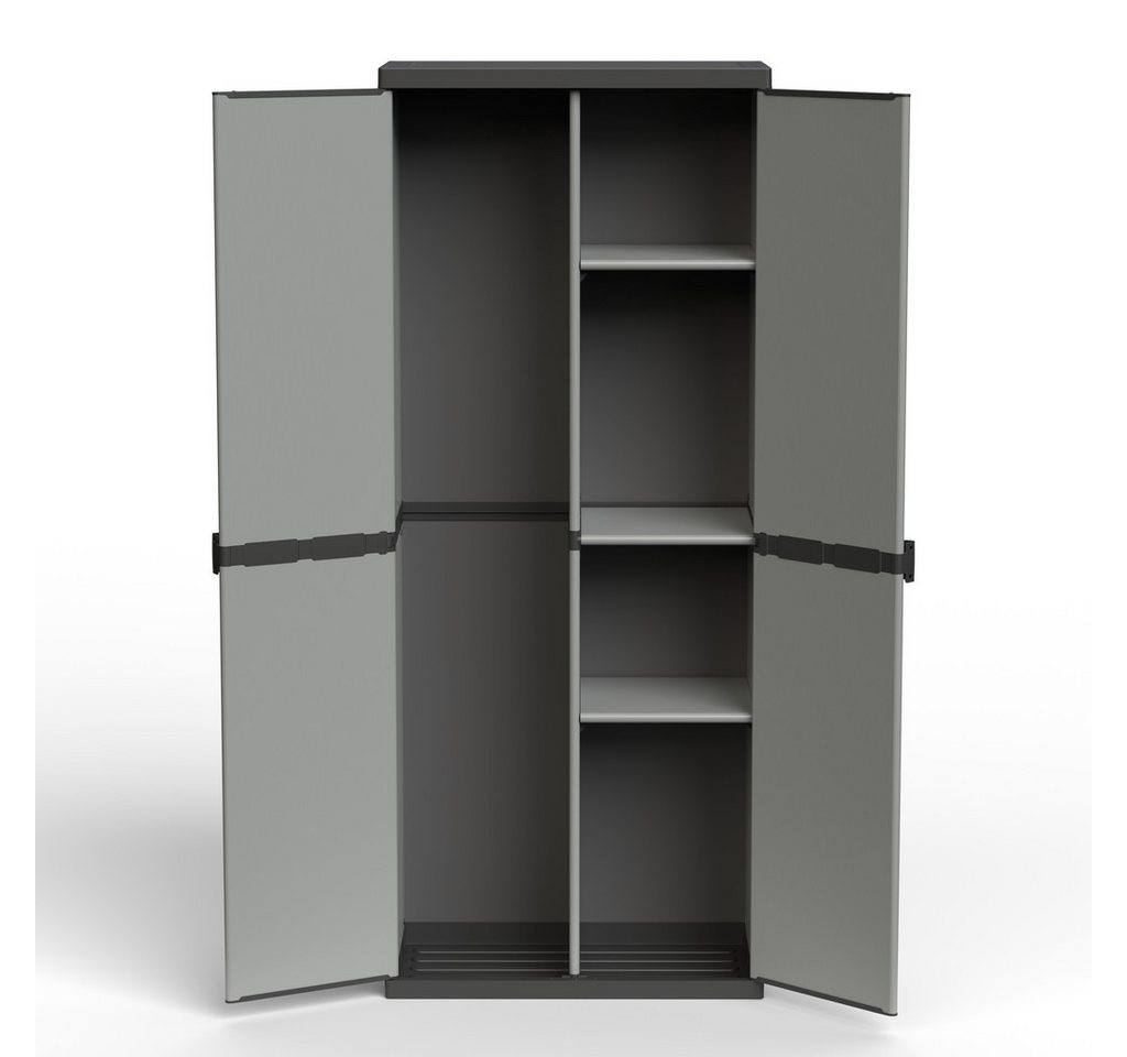 Kreher Mehrzweckschrank 'Armadio', modulares System aus Kunststoff für Keller, Garten, Garage