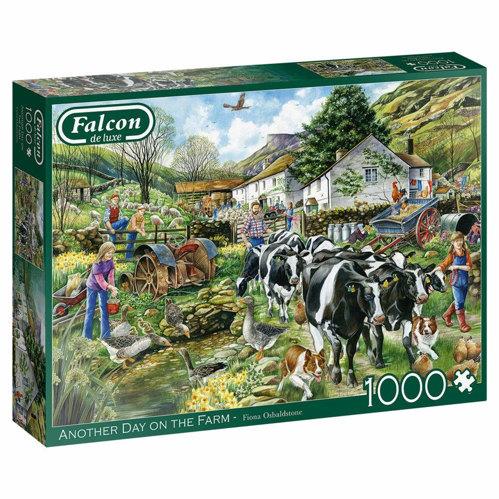 Jumbo Spiele Puzzle Falcon Another Day on the Farm 1000 Teile, 1000 Puzzleteile