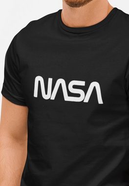 Novux T-Shirt NASA Worm Herren Tshirt Farbe Schwarz (1-tlg) aus Baumwolle