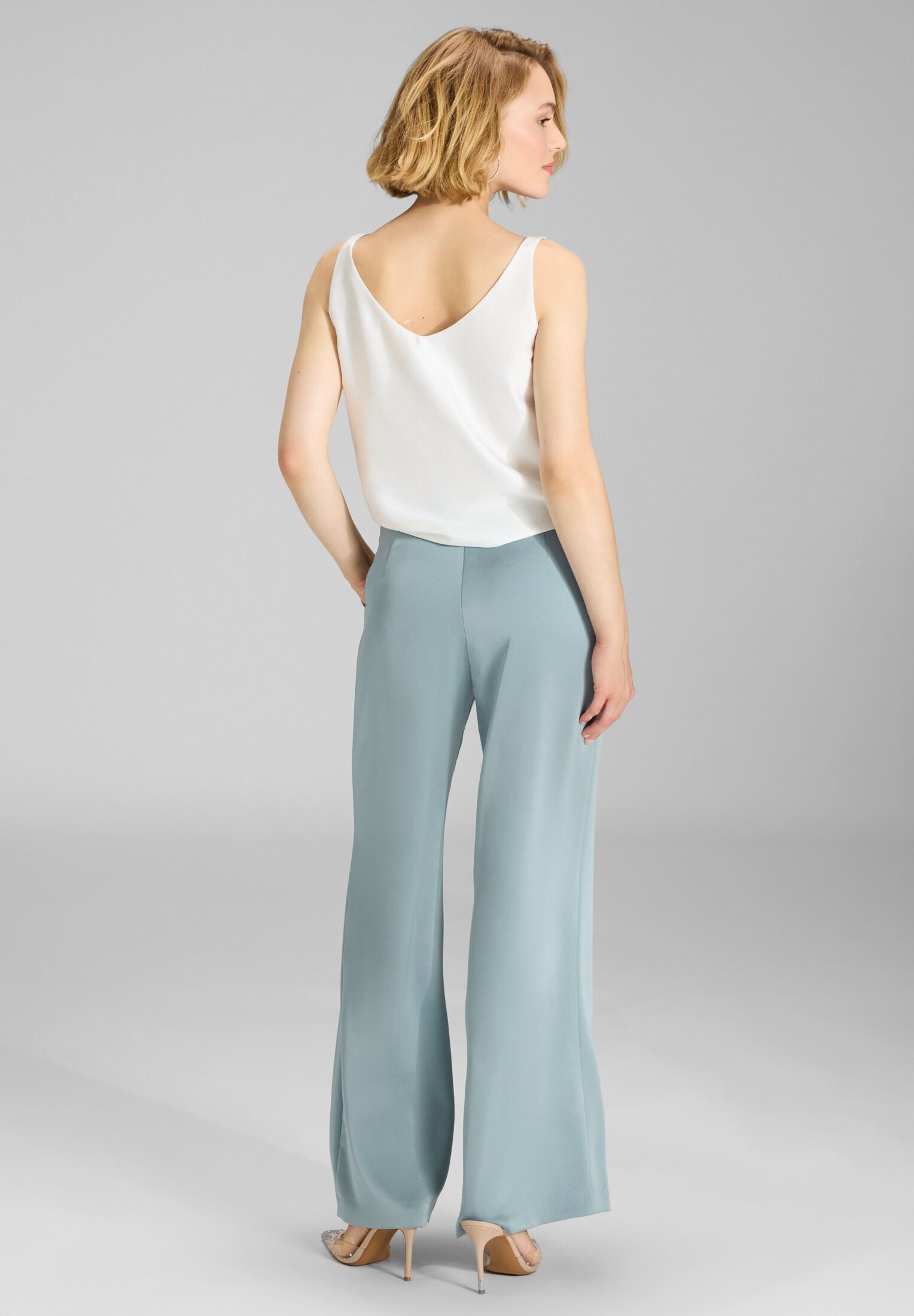 SWING T-Shirt - Top aus nachhaltigem Satinchiffon günstig online kaufen