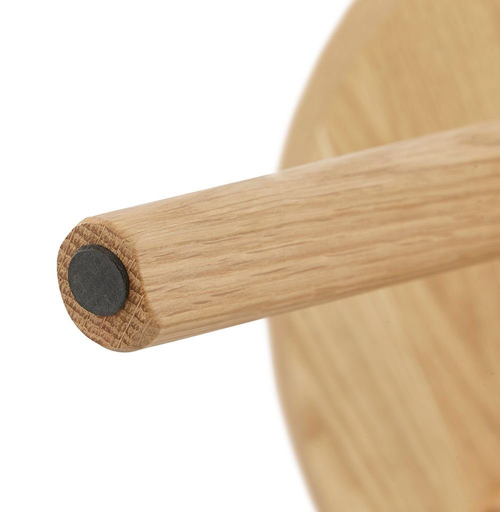(natural) Helles 50 Holz Beistelltisch x PINA Tischset 50 KADIMA DESIGN