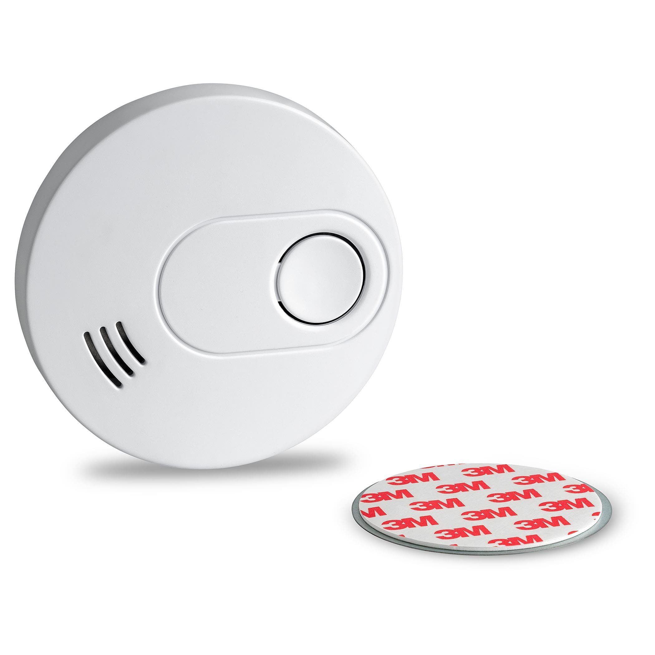 SEBSON Rauchwarnmelder inkl. Magnethalter, 10 Jahres Batterie, DIN EN 14604 Rauchmelder