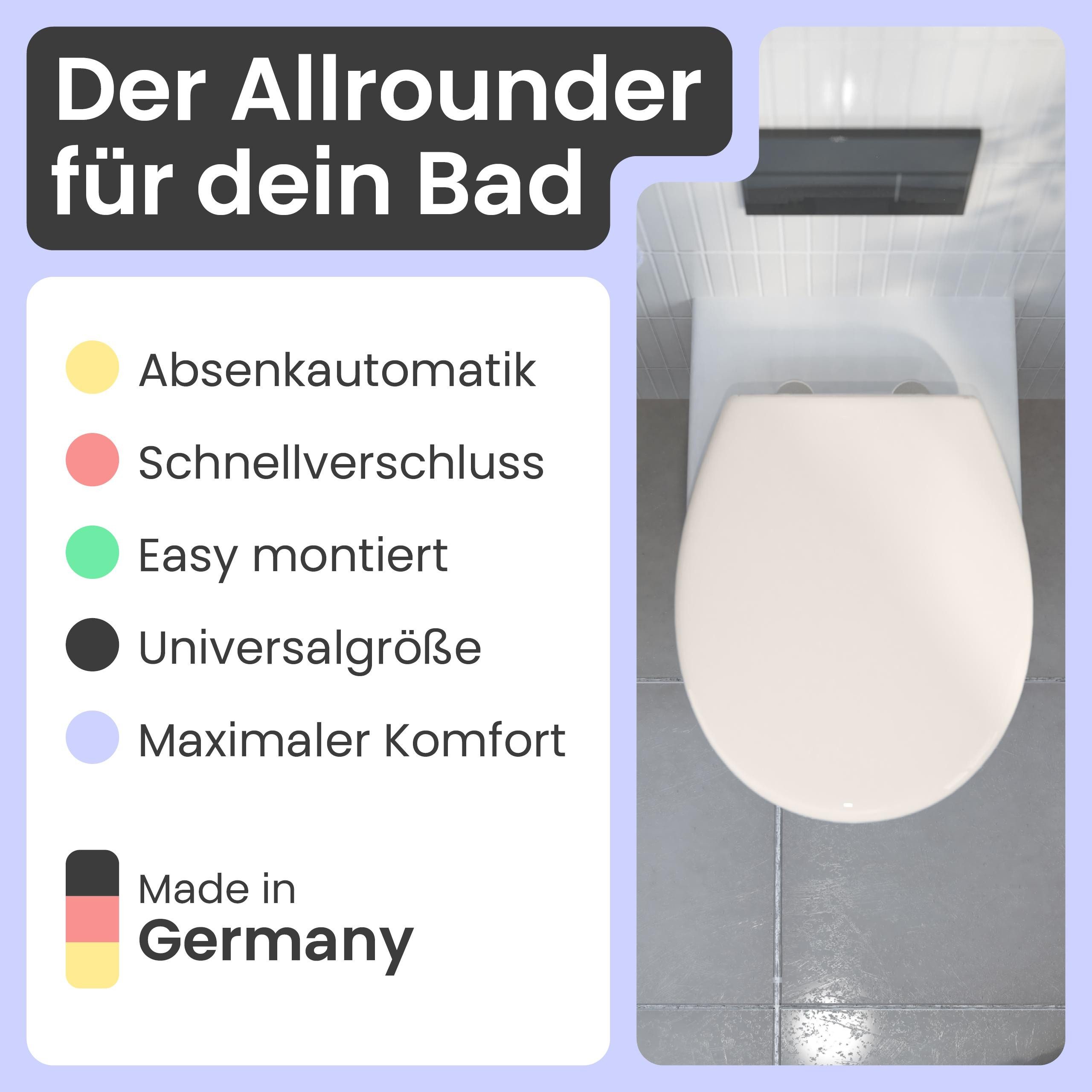instmaier WC-Sitz Alma, Made in Germany, bakterienabweisendes Duroplast, bi günstig online kaufen