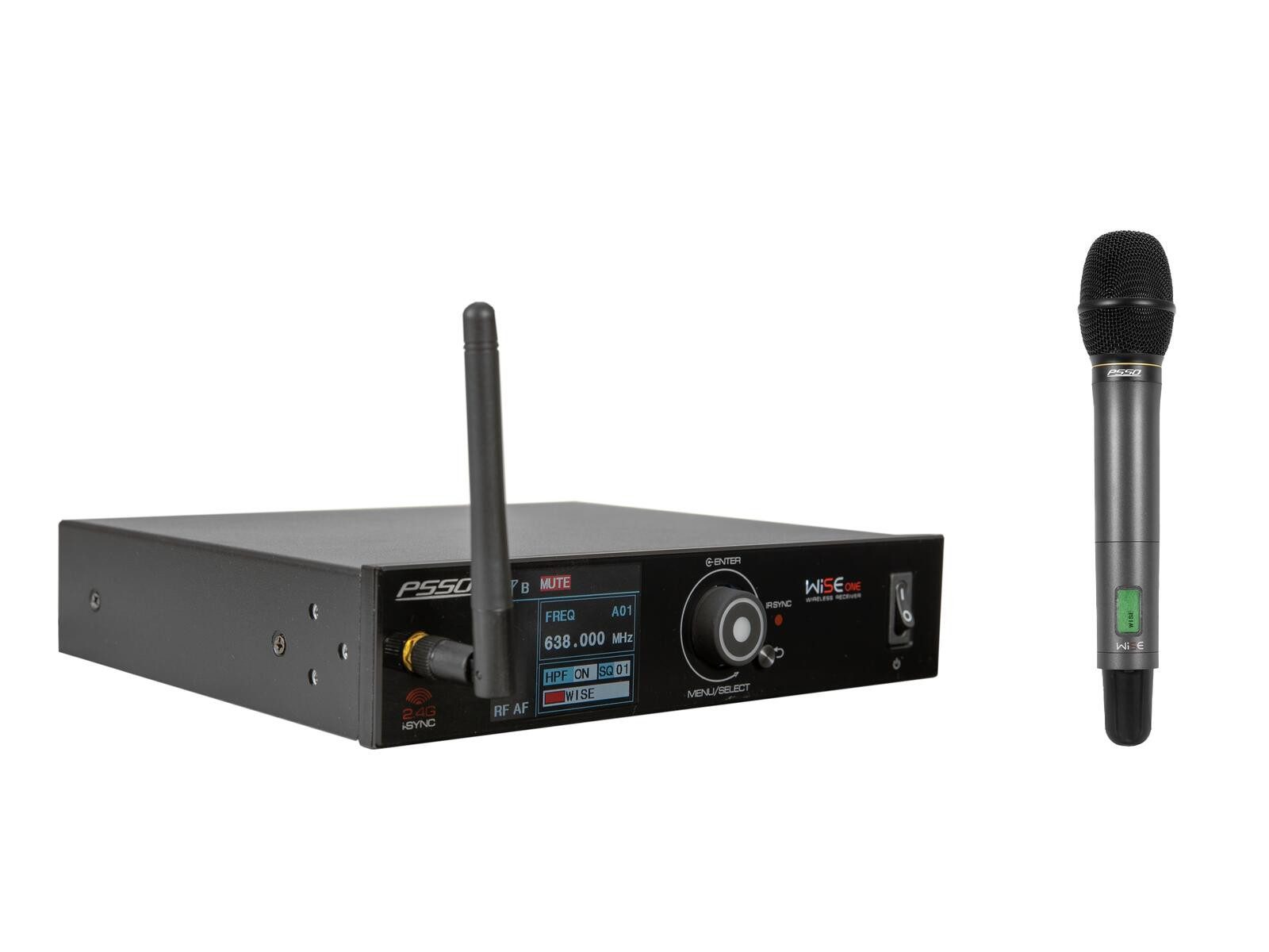 Mikrofon PSSO Set WISE ONE + Kon. Funkmikrofon 638-668MHz