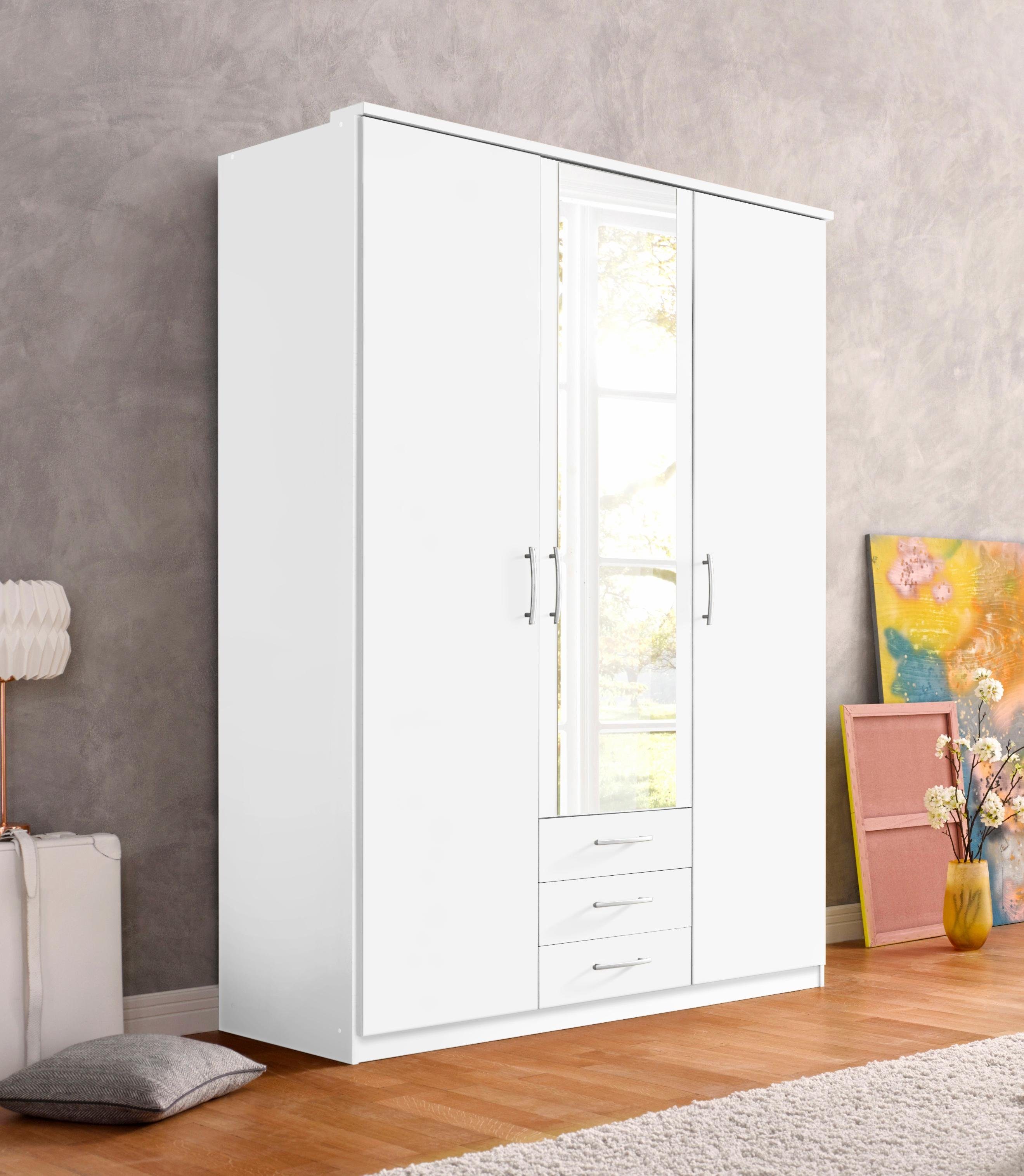 priess Kleiderschrank "Husum" mit dekorativen Kranz, wahlweise mit Schubkäs günstig online kaufen