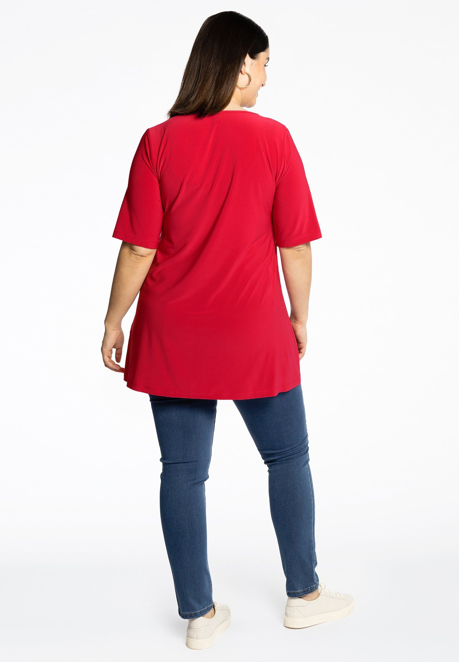 YOEK Tunika Damen T-Shirt Große Größen