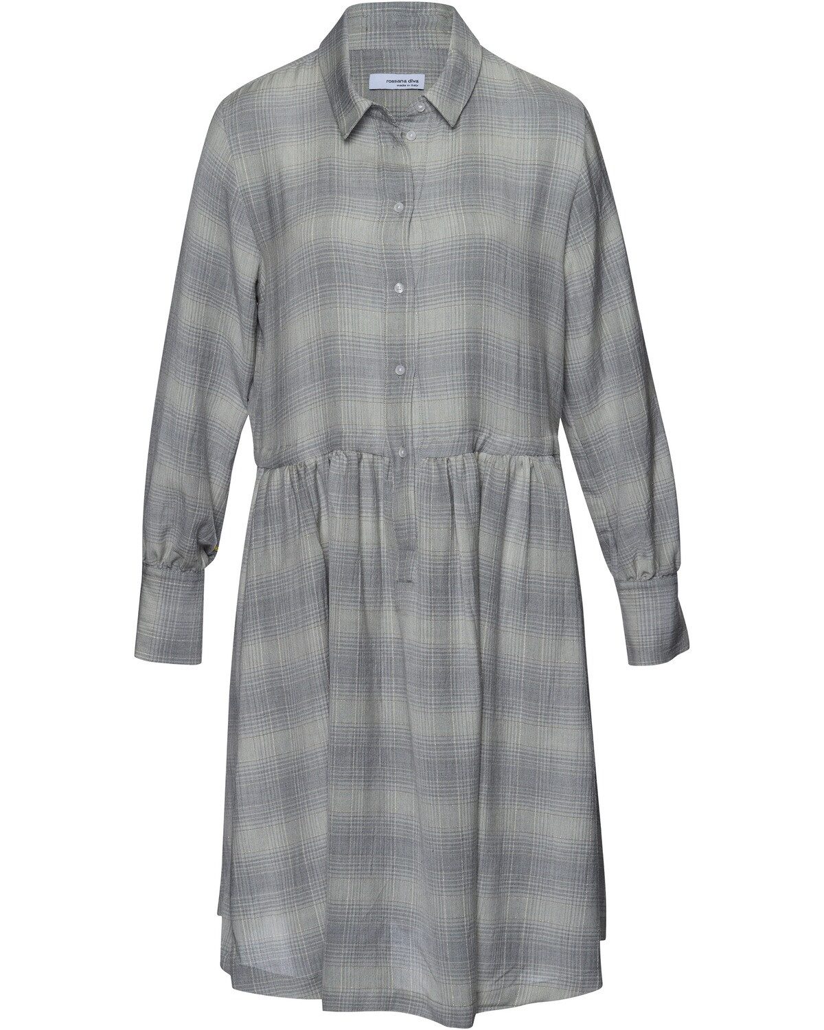 Midikleid Langarm-Kleid