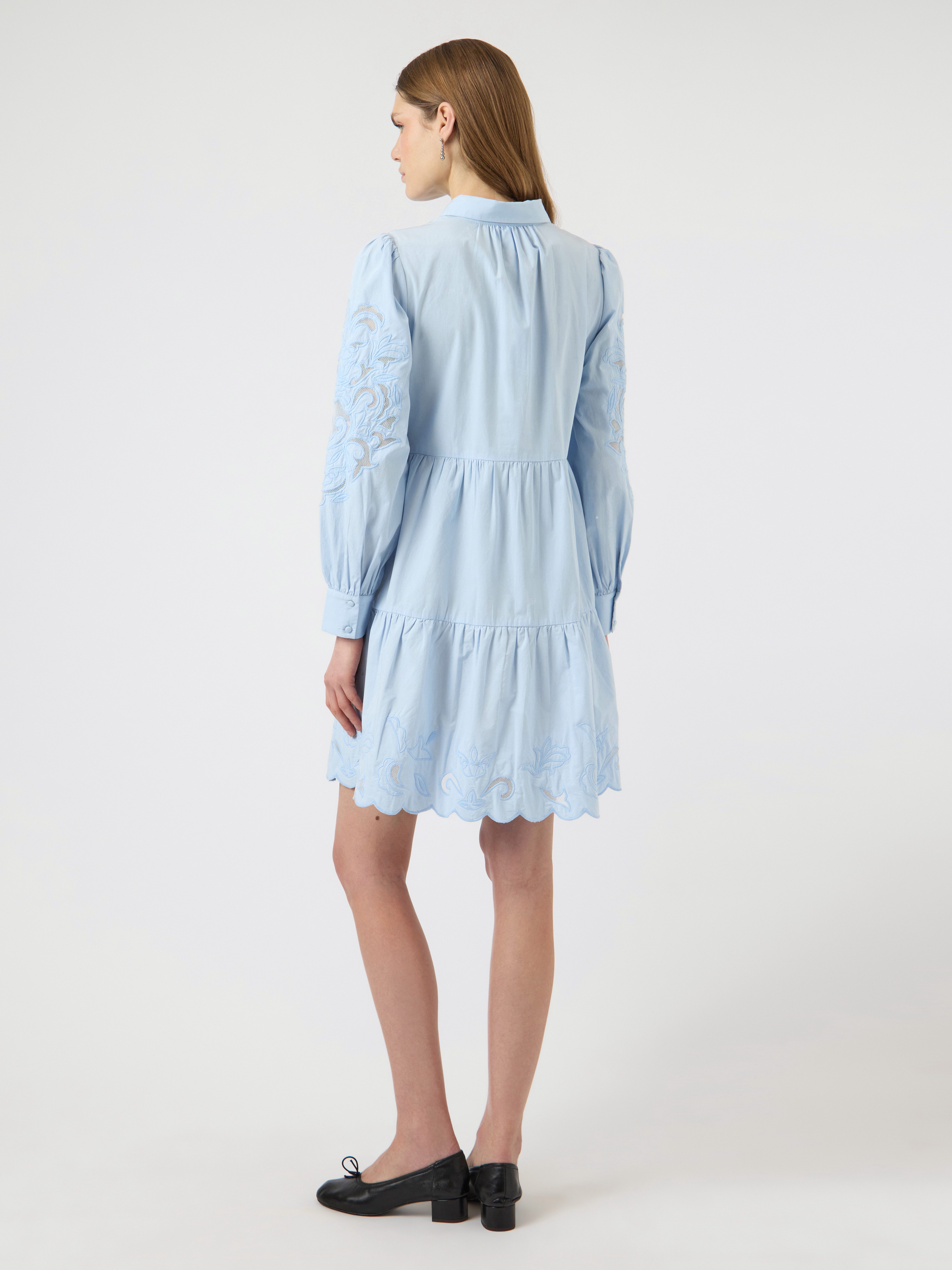 Y.A.S Blusenkleid YASZIMIA LS SHIRT DRESS S. NOOS Sommerkleid, loose fit, Baumwolle