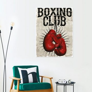 Posterlounge Poster Editors Choice, Boxhandschuhe, Digitale Kunst