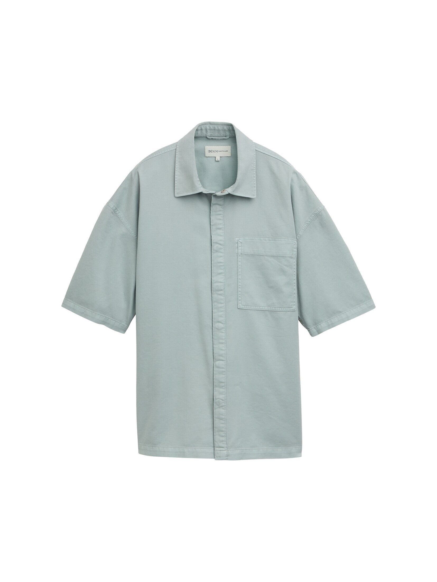 TOM TAILOR Denim Kurzarmhemd Blusen & Shirts Overshirt Hemd mit kurzen Ärmeln