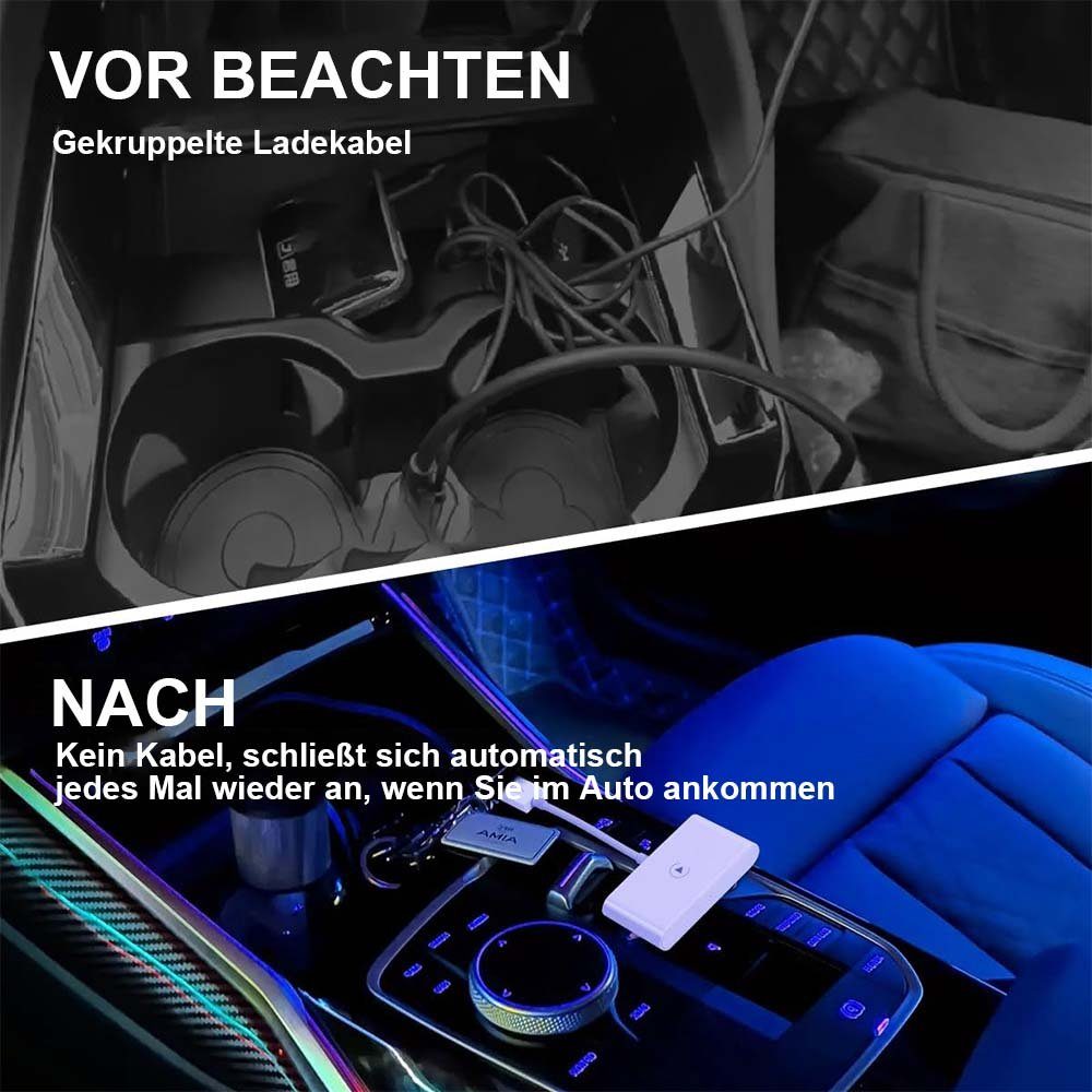 kabellosen iPhone kabelgebundenes und CarPlay Sie MOUTEN KFZ-Adapter, in Drahtloser einen Konvertieren Autos für CarPlay-Adapter Adapter