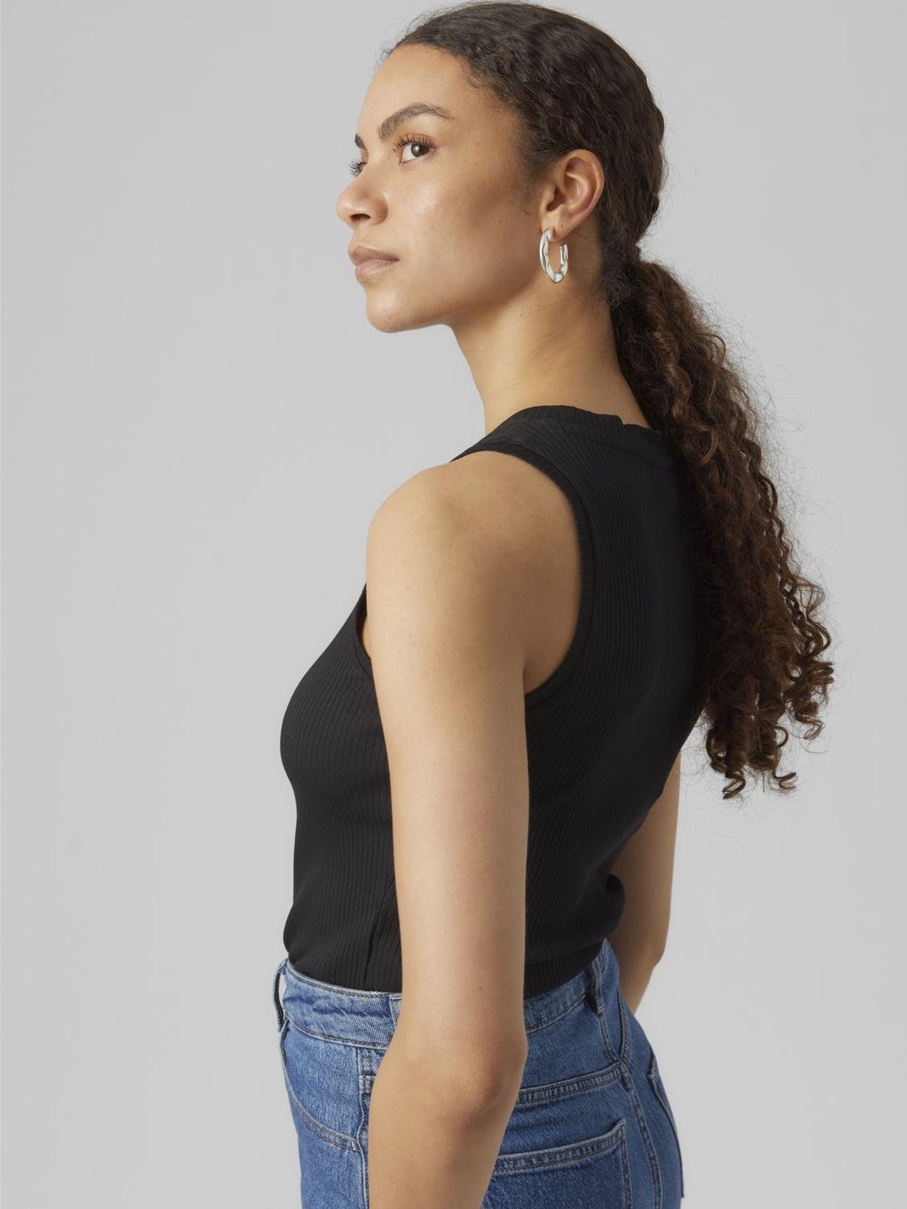 Vero Moda Tanktop VMLAVENDER SL TOP VMA JRS NOOS mit Rundhalsausschnitt günstig online kaufen